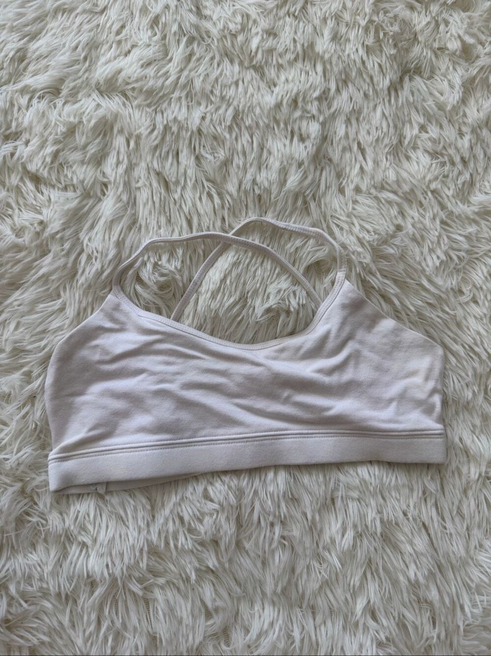 S wear sports bra white size XS